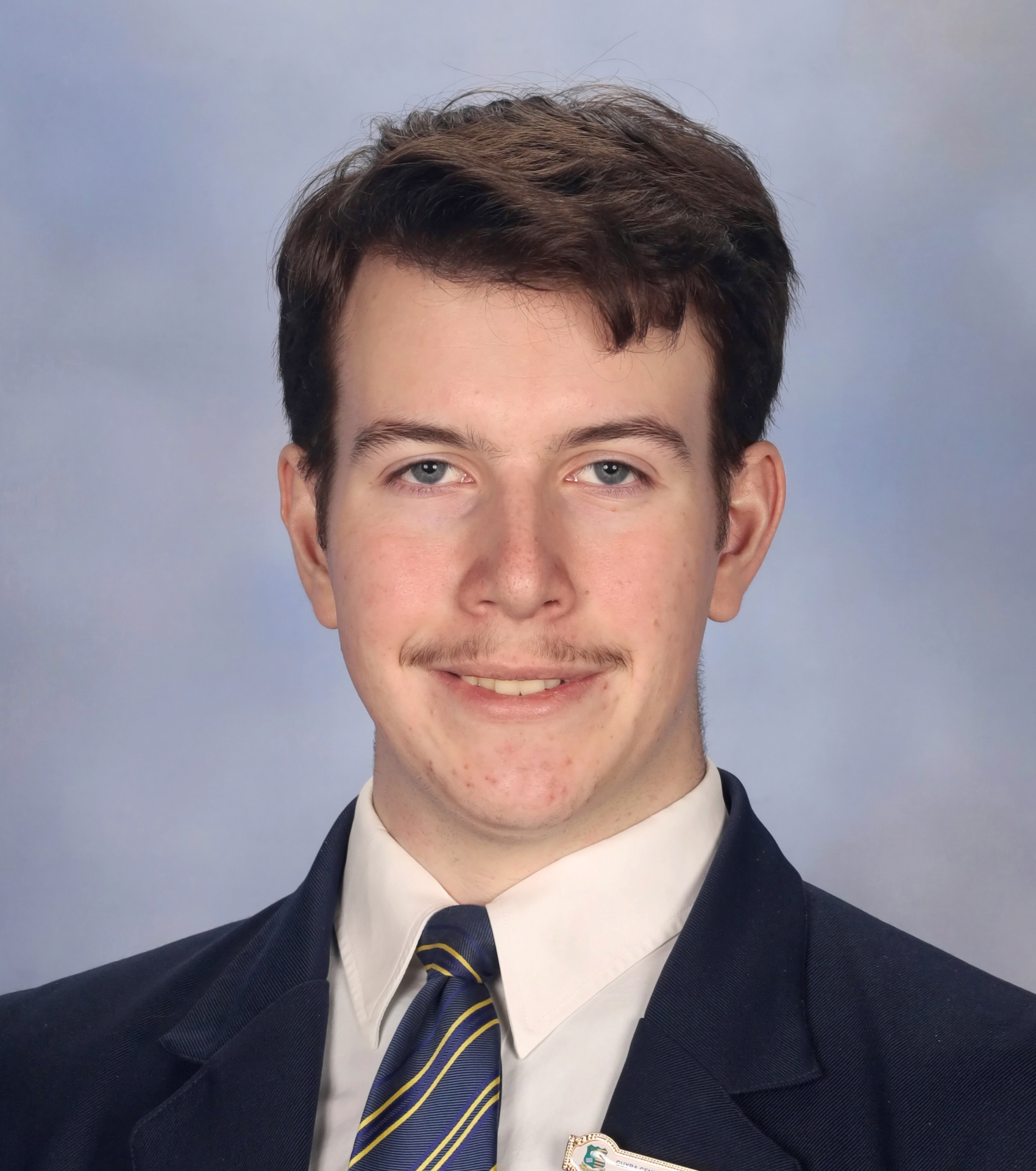 Portrait of Eli Wood in Guyra Central School uniform